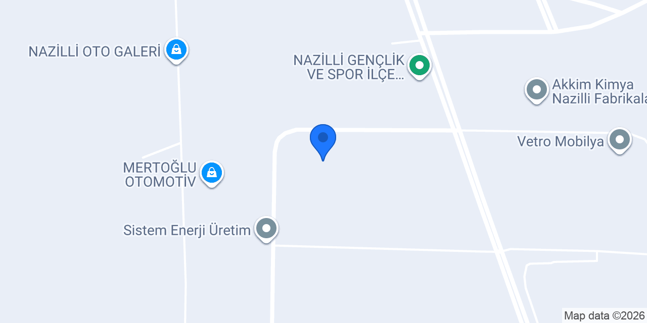 Nazilli Ekomak Makine konumu