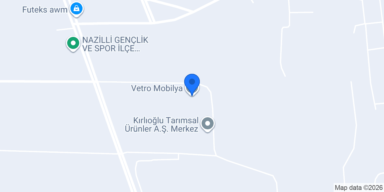 Vetro Mobilya konumu