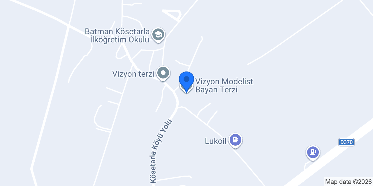 Vizyon Modelist Bayan Terzi konumu