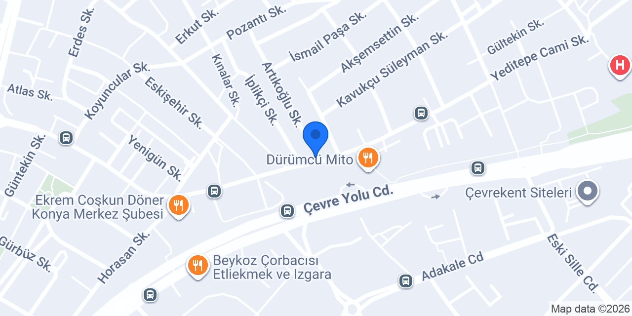 Turkuaz konumu