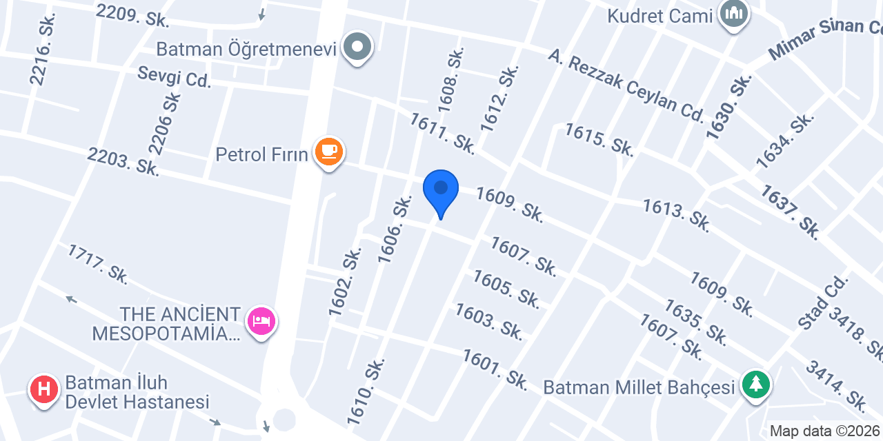 Sinan Salim Erkek Kuaförü konumu