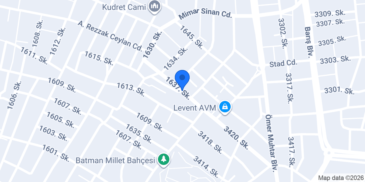 Dmr Sıhhi Tesisat Batman konumu