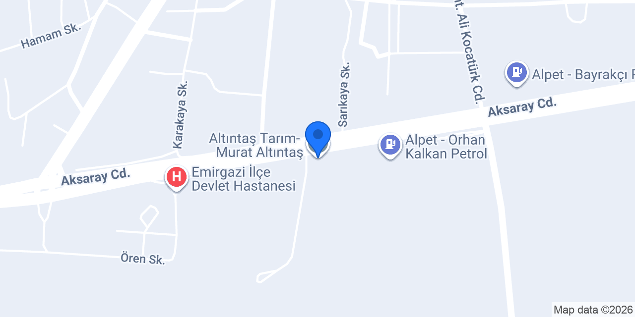 Altıntaş Tarım- Murat Altıntaş konumu