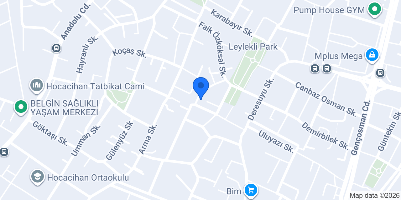 Asil Bayan Kuaför konumu