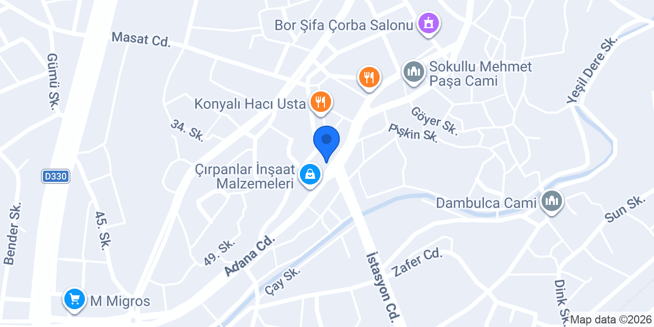 Bor Sinema konumu