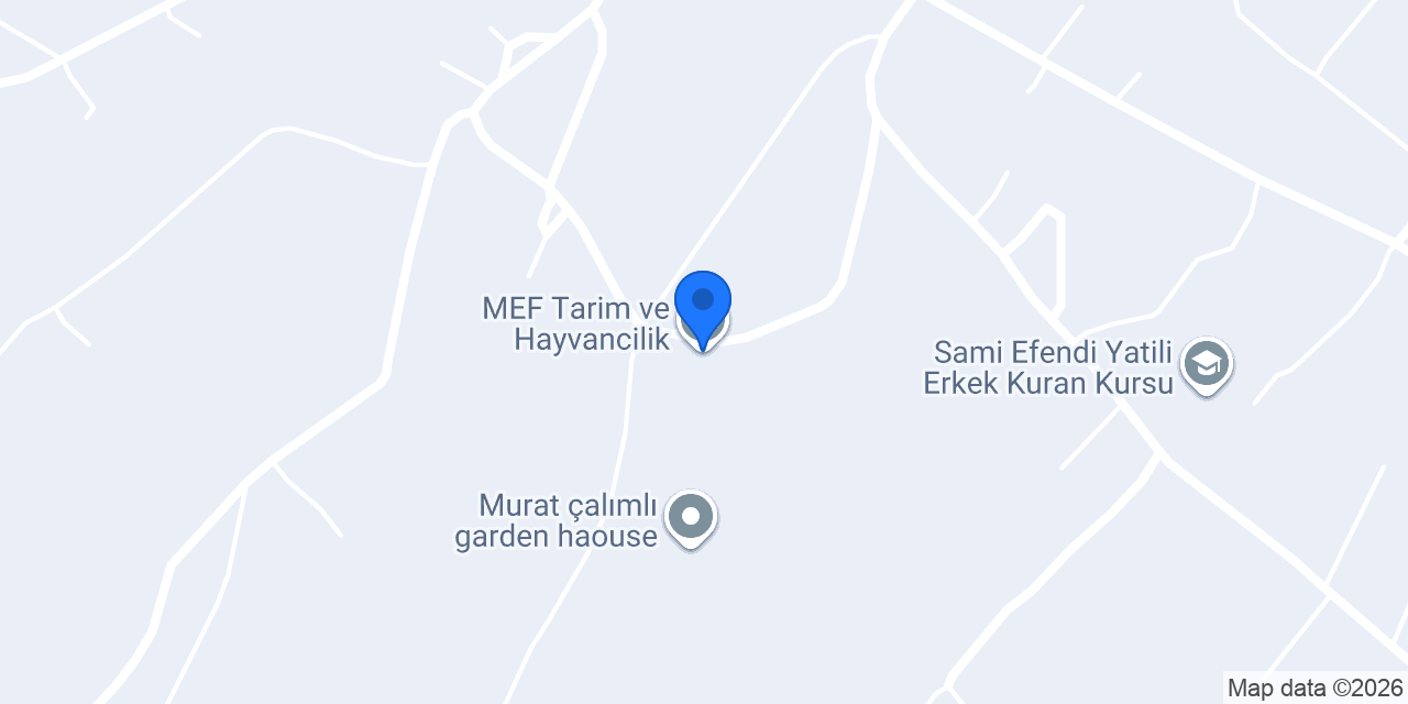 MEF Tarim ve Hayvancilik konumu