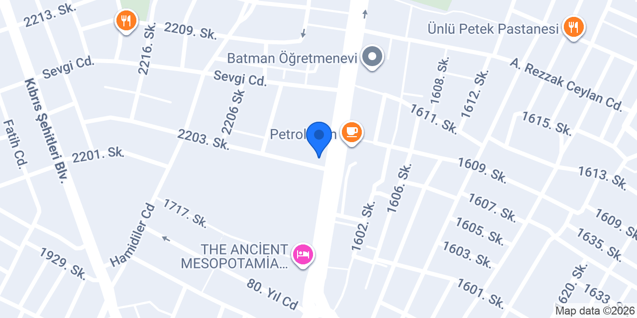 BATMAN FİNAL KURS MERKEZİ konumu