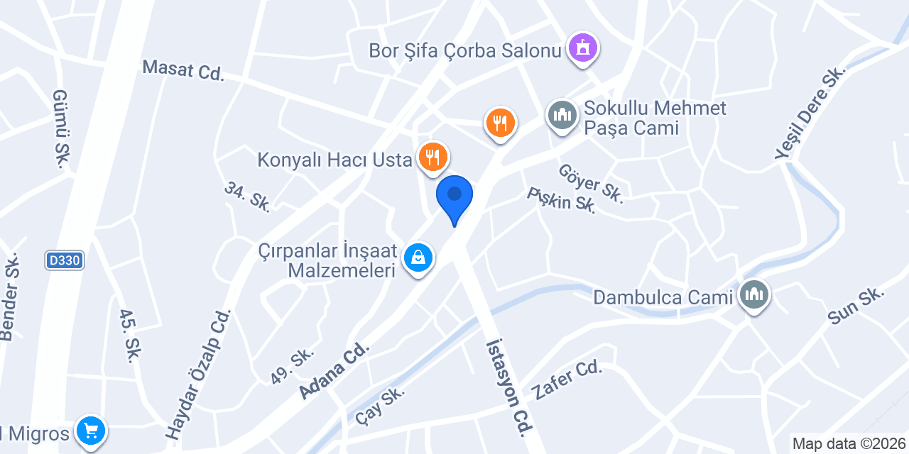 Şirin Optik konumu