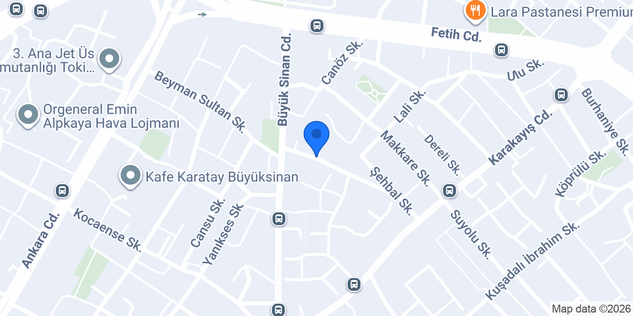 Diyar Etliekmek Salonu konumu