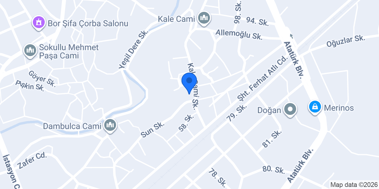 Bekir Sami Baran İlkokulu konumu