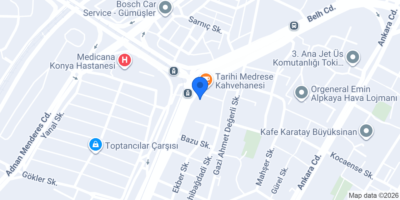 TEB Konya Şubesi konumu