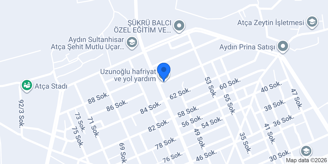 Uzunoğlu hafriyat ve yol yardım konumu
