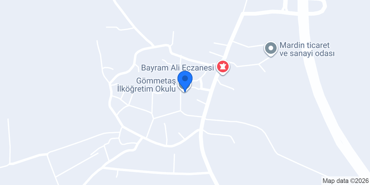 Gömmetaş İlköğretim Okulu konumu