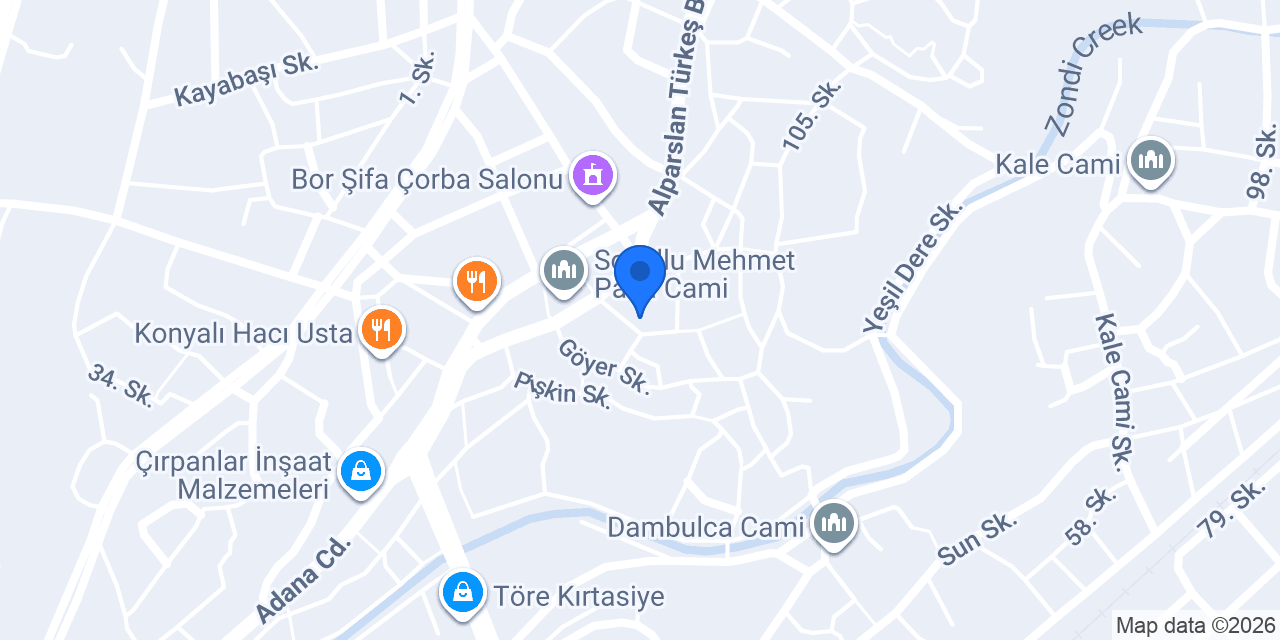 Bor Saz Evi - Elektronik konumu