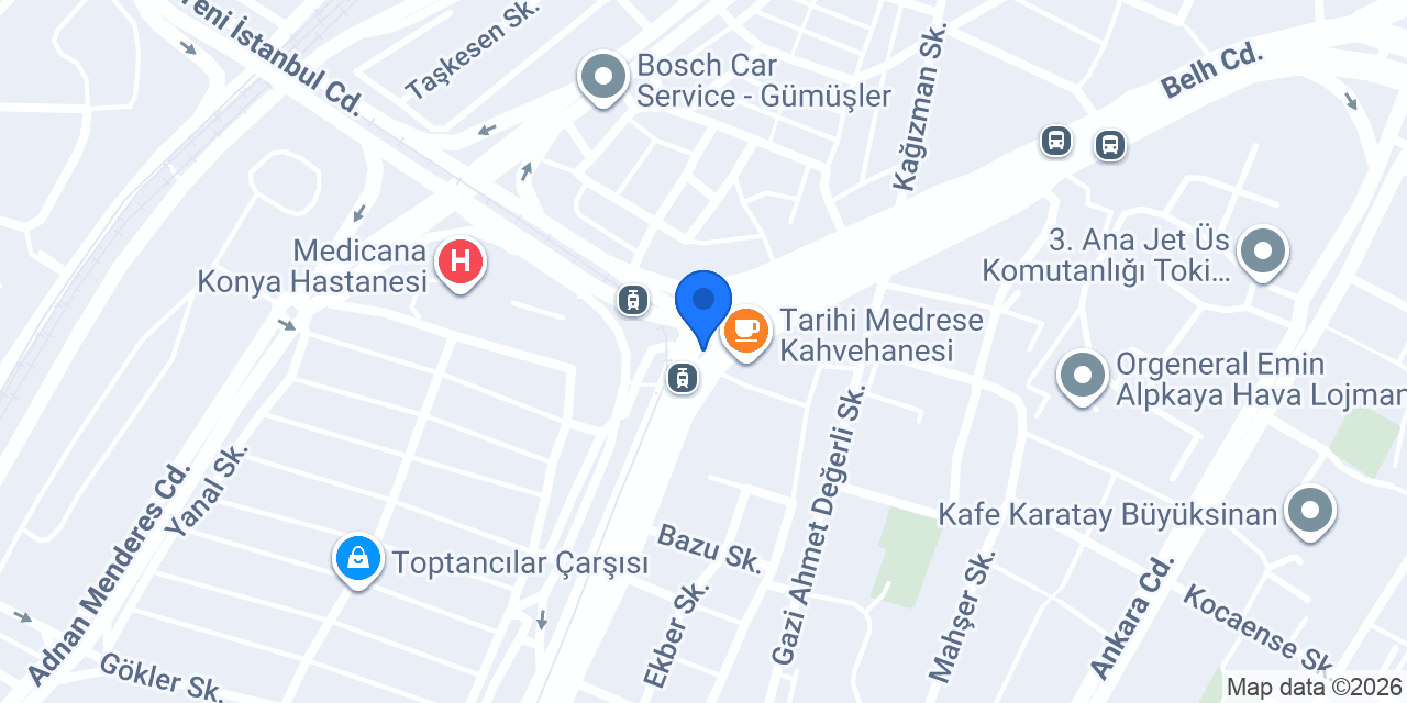 Deniz Oto Lastik konumu