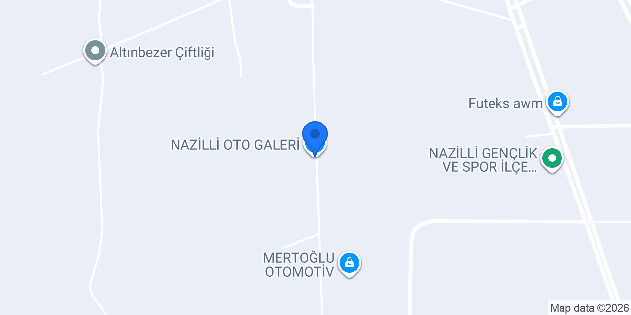 NAZİLLİ OTO GALERİ konumu