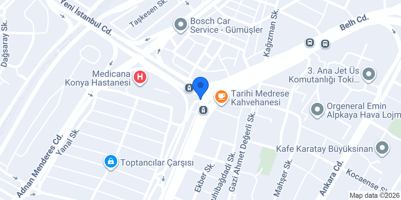 Erkek Kuaförü Tevfik konumu
