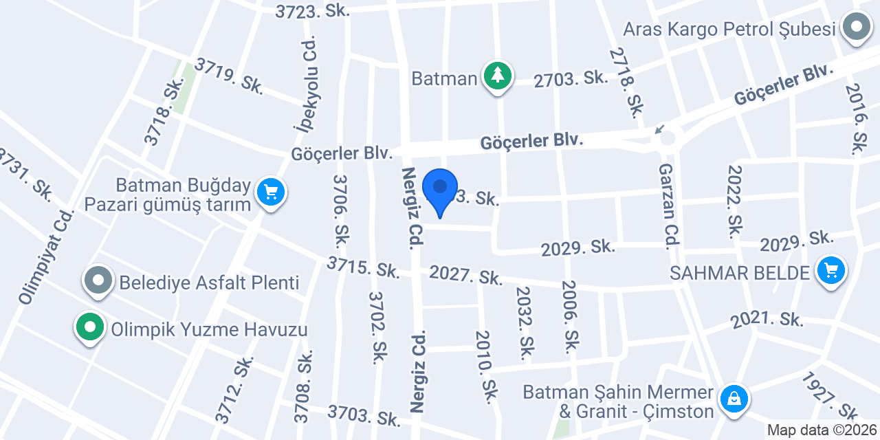 Kızıl Sancak Elektrik konumu