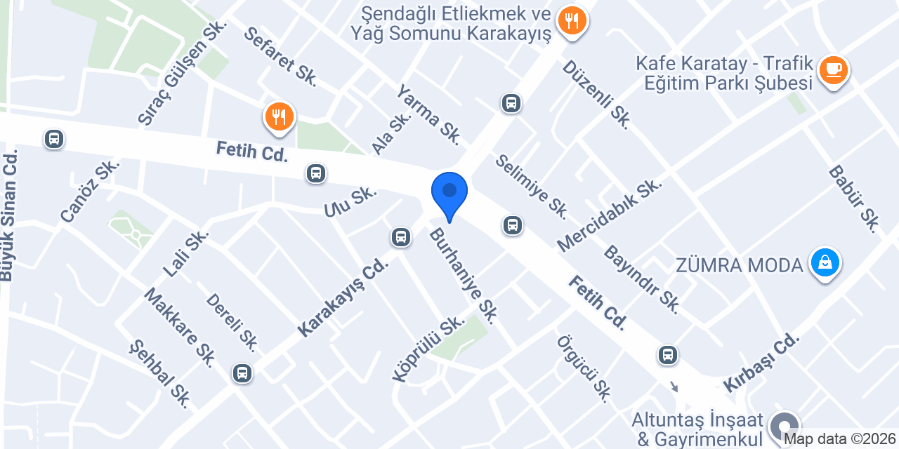 Çelikkayalar Fetih Şubesi konumu