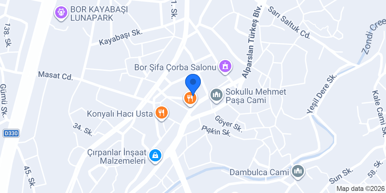 NİĞDE AKSİYON ANAHTAR konumu