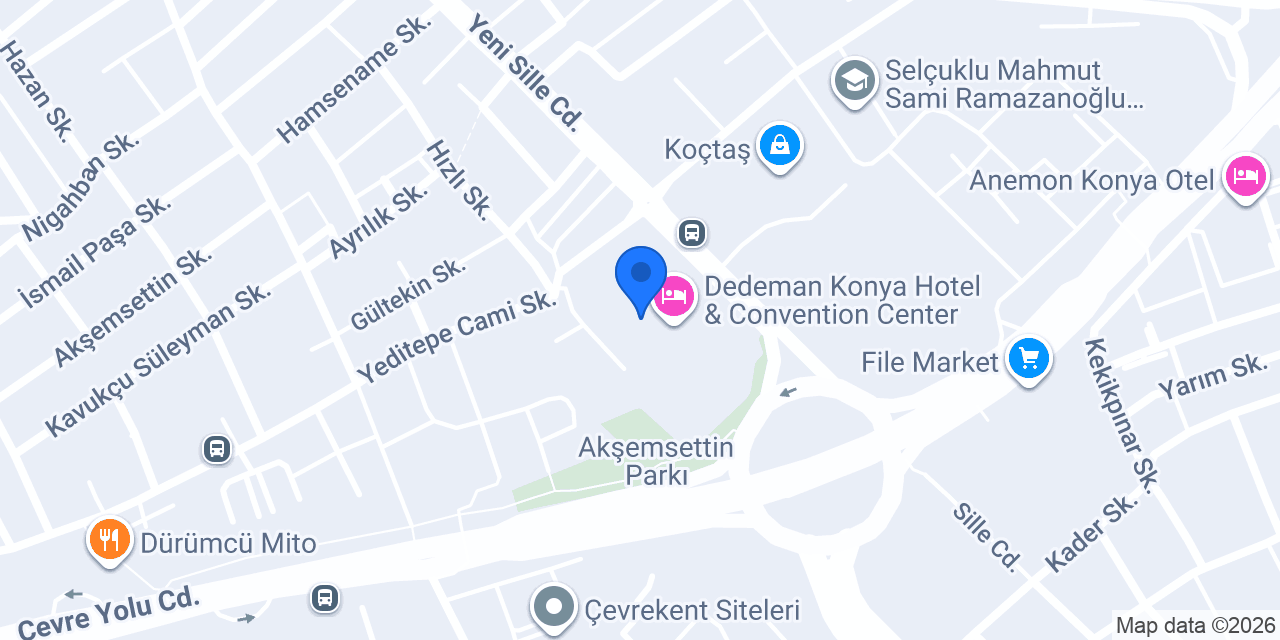 Zamane Restoran Konya konumu