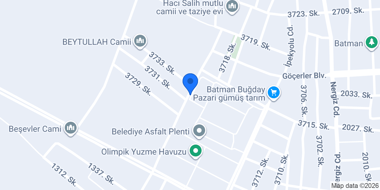 Batman Taksi Durağı konumu