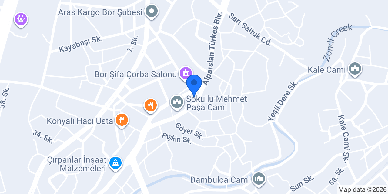 Bora Home konumu