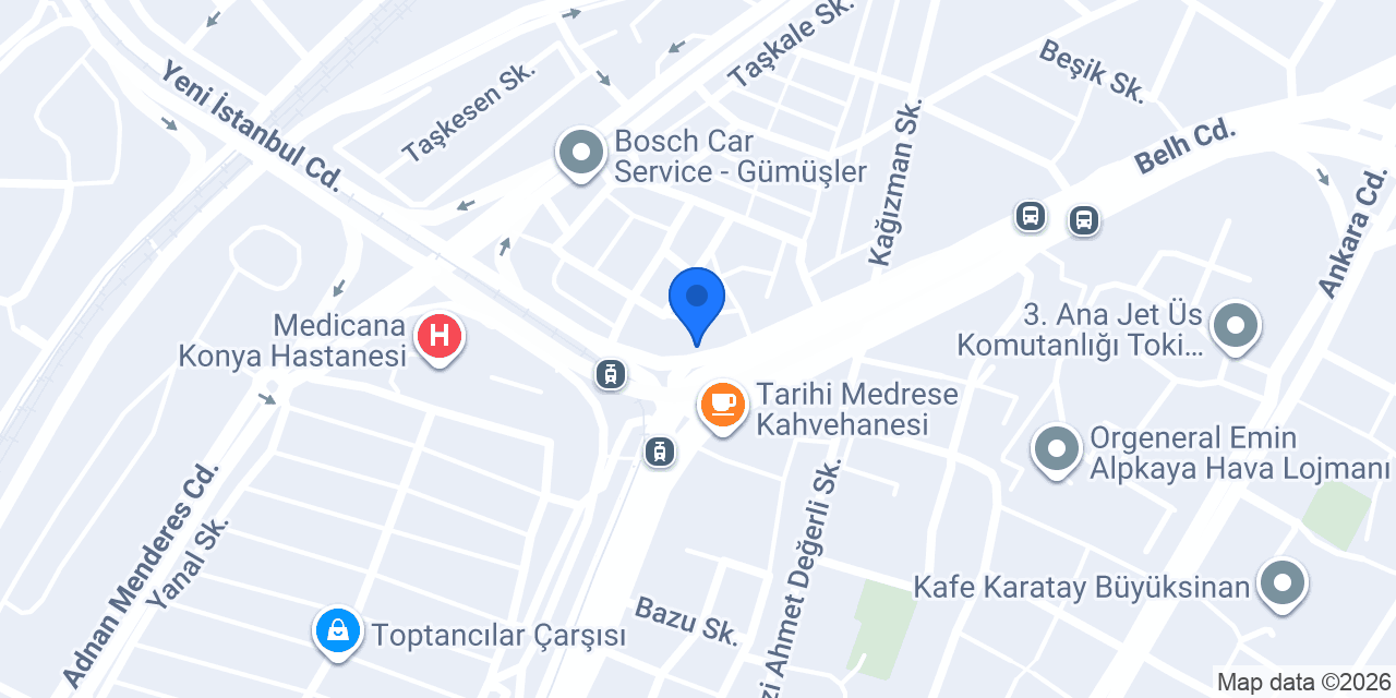 Konya Bahcemo konumu