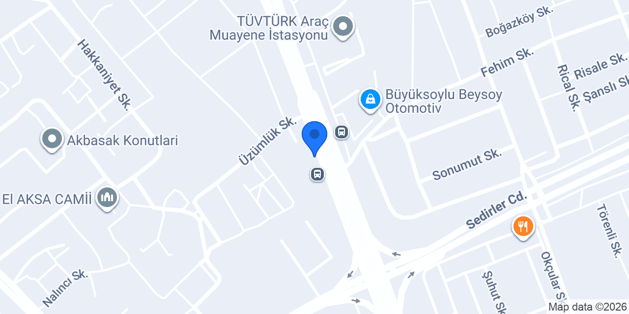 Konya Çevik Kuvveti Şubesi Müdürlüğü konumu
