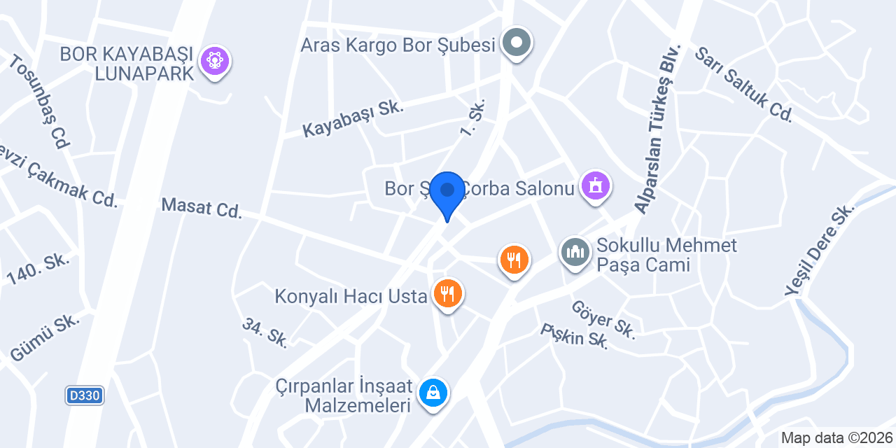 Niğde Modern çiçek ve organizasyon konumu