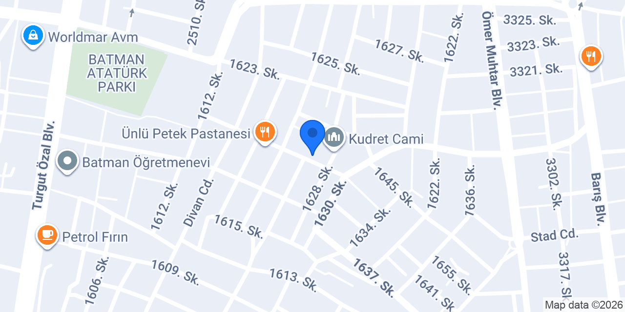 Byk Rent A Car konumu