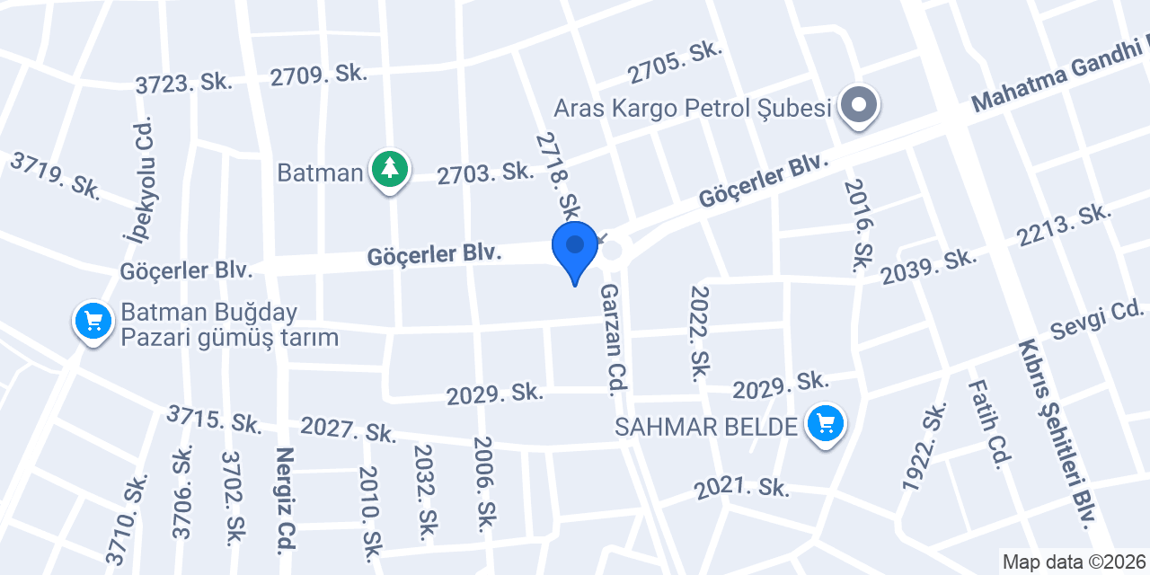 BLT OTO LASTİK konumu