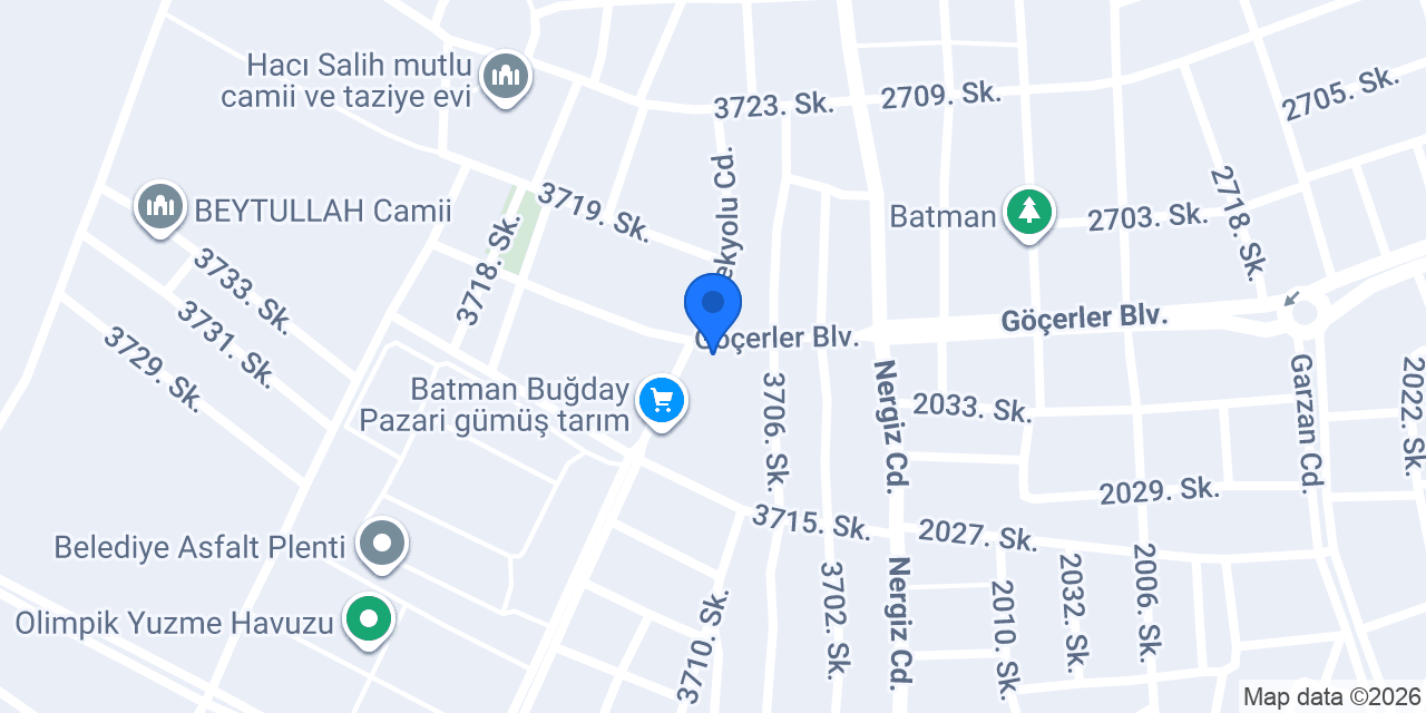 Emin inşaat malzemeleri konumu