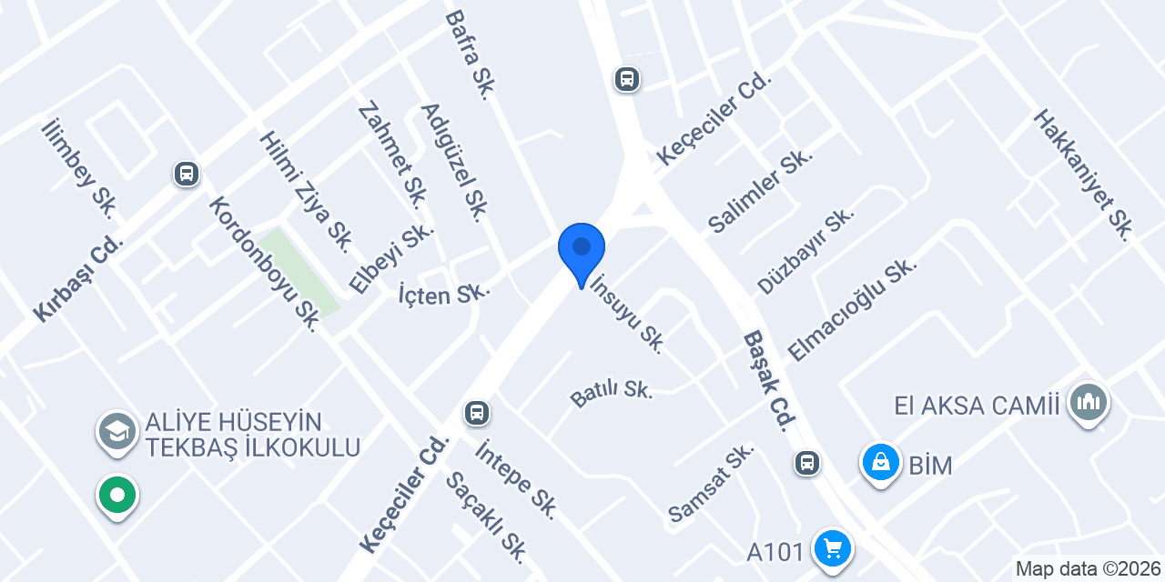 Dormee Yatak Dünyası konumu