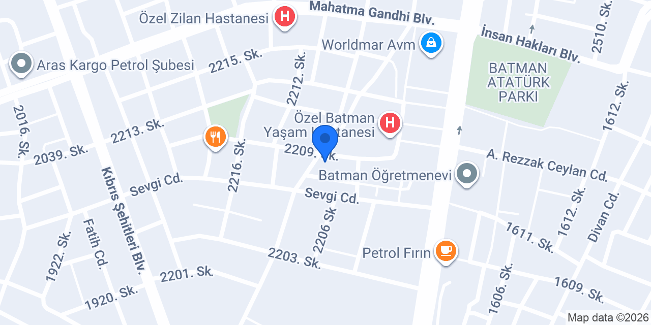 ZİN FLORIST konumu