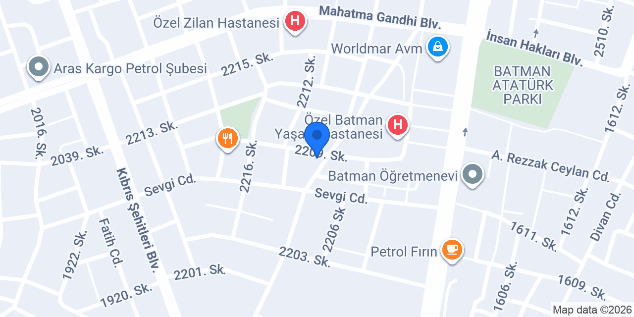 BAŞARI KIRTASİYE BATMAN konumu