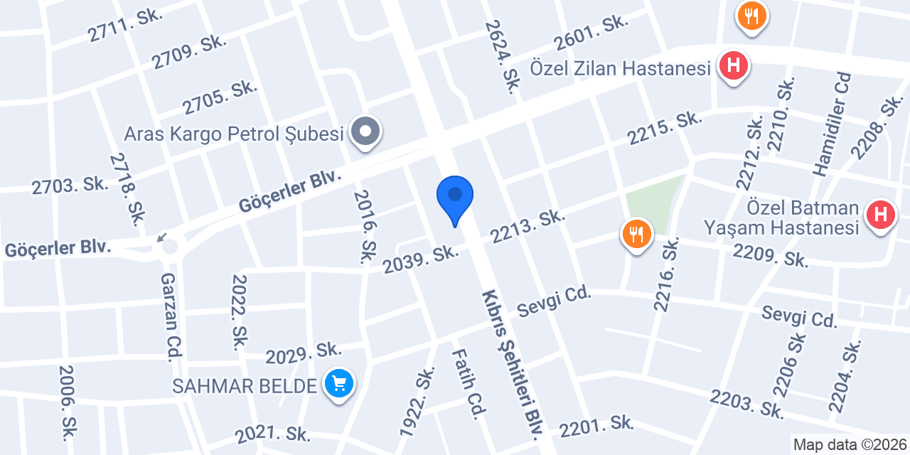 Yağmur Grup Petrol Yapı İnşaat Malzemeleri konumu