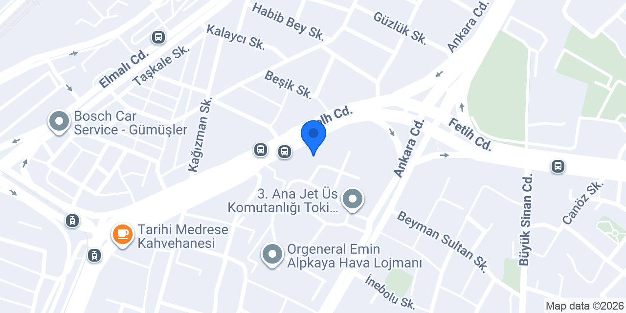 Samet ipek hair studio konumu