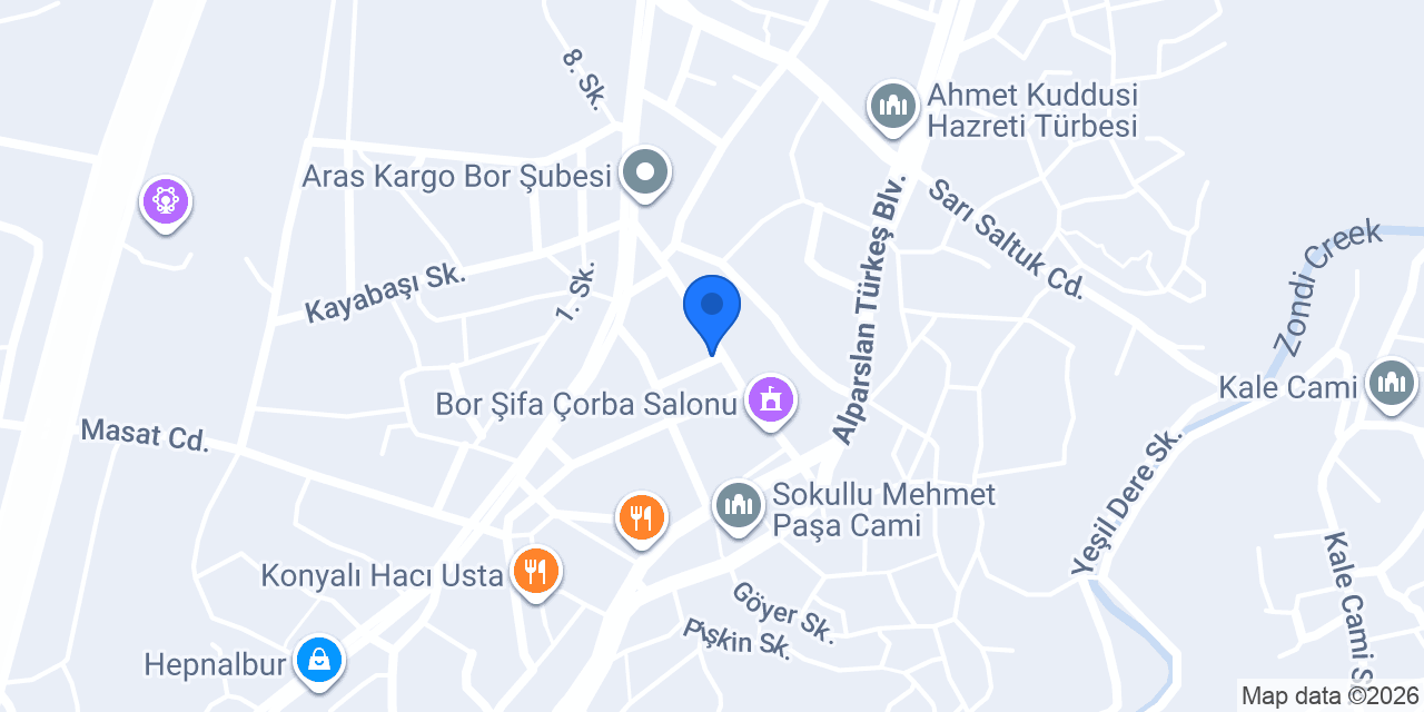 Fehmi Saç Tasarrim Merkezi konumu
