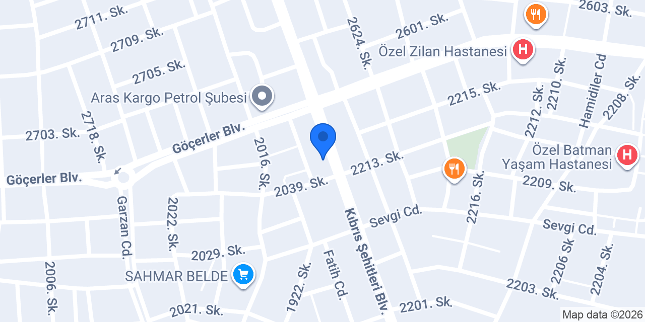 EMRE MOBİLYA HOME AKSESUAR BATMAN konumu