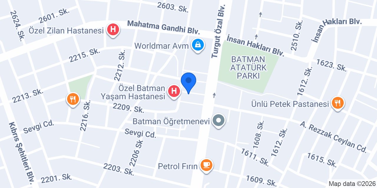 Batman BEG Temizlik konumu
