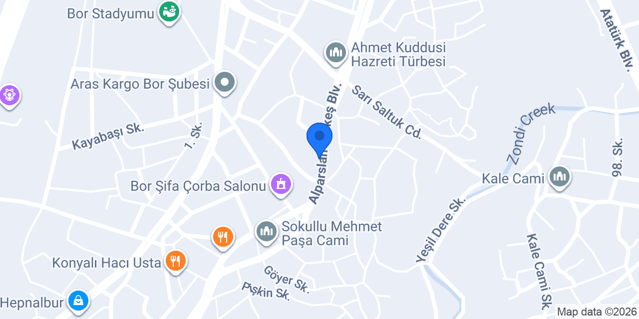BUSEM İLETİŞİM BOR konumu