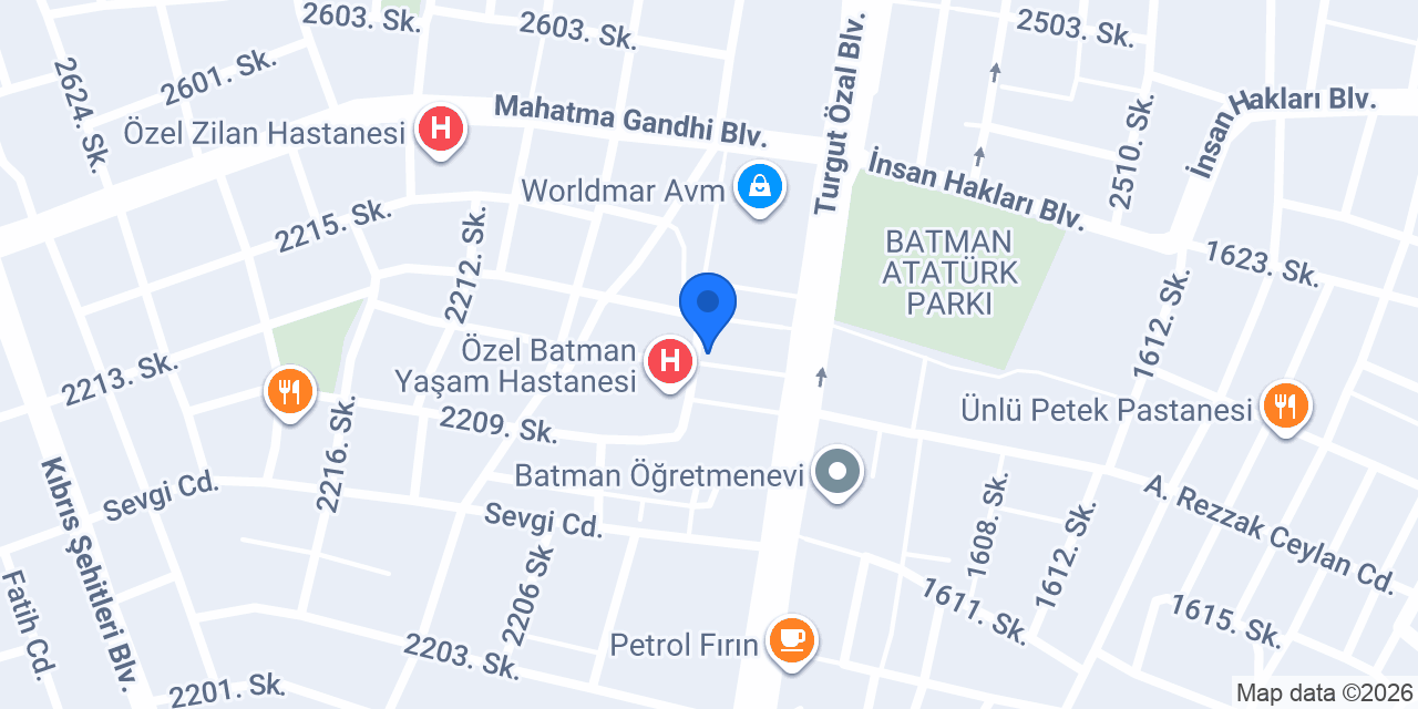 Gül Eczanesi konumu