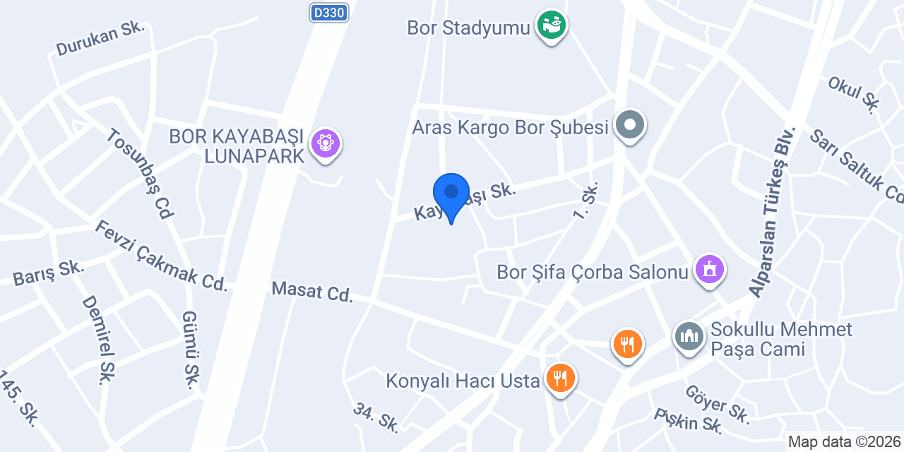 AYYILDIZ FİDANCILIK konumu