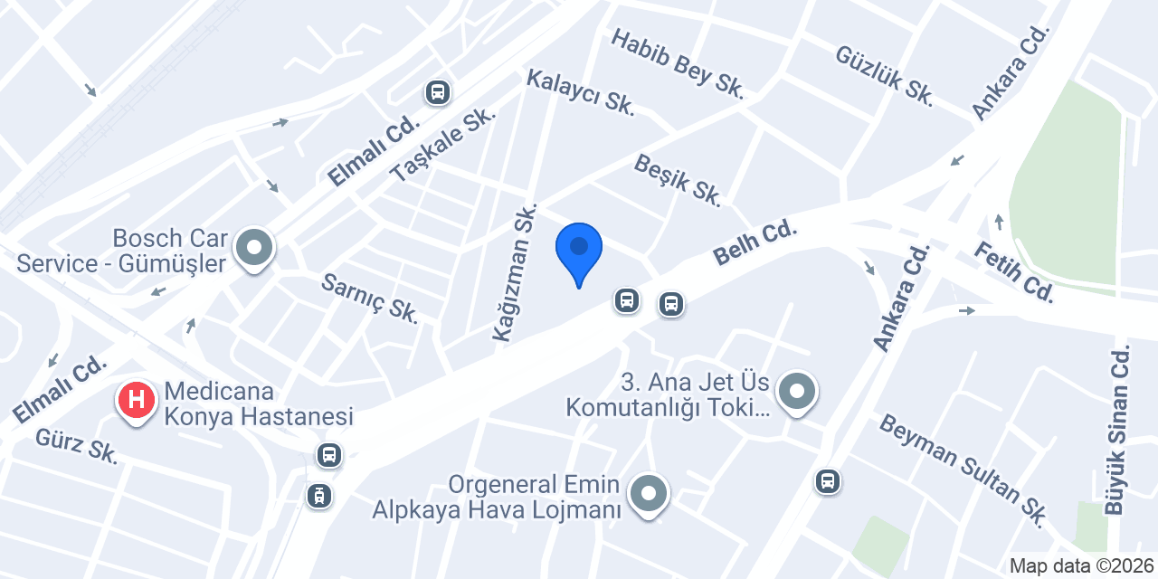 Bambi Yatak Konya Bayi konumu
