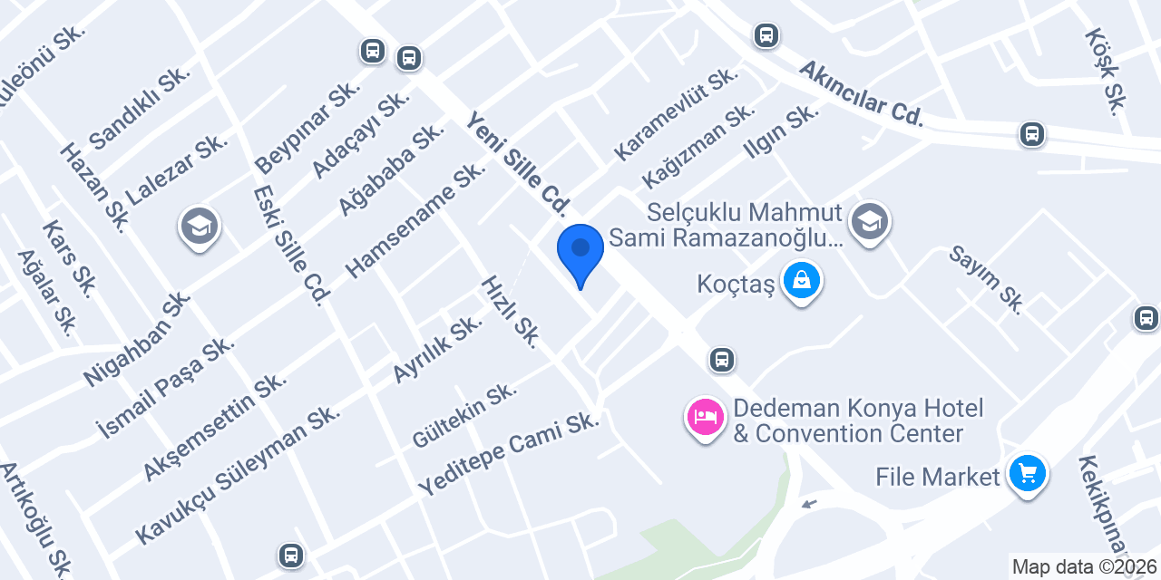 Alo LASTİKÇİ konya konumu