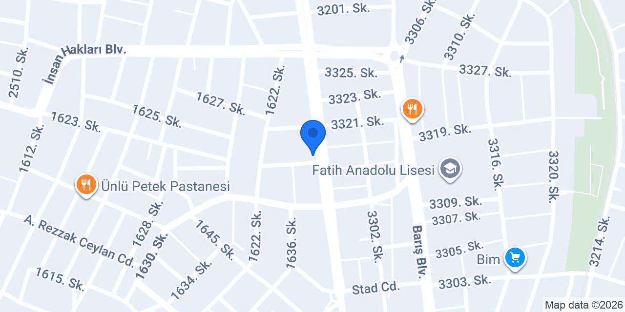 Kardelen Bayan Kuaforu konumu