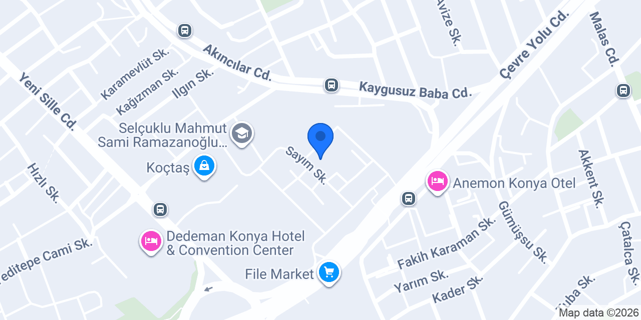 Konya Ege Nakliyat konumu