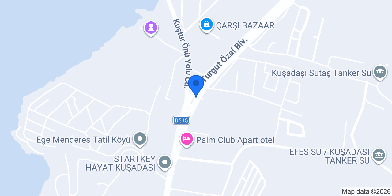 Mavi Kelebek Masaj Salonu konumu