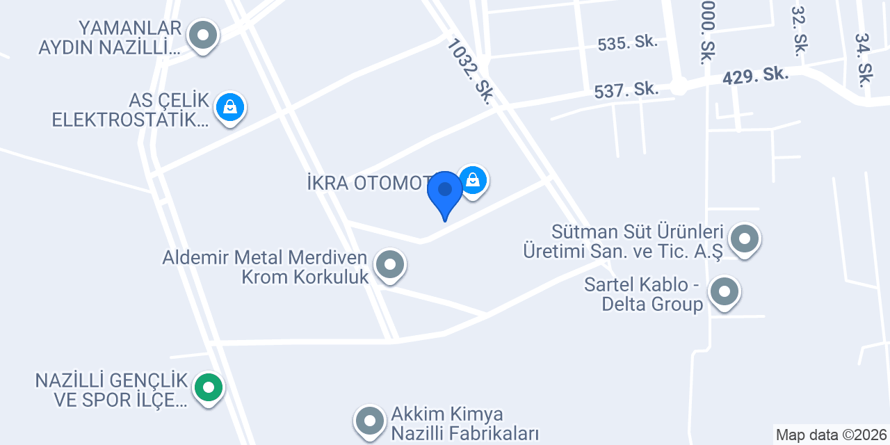 Bekamar Mermer Granit Nazilli Şubesi konumu